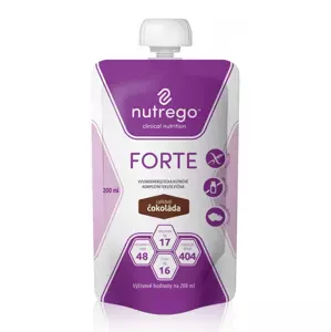 Nutrego Forte s příchutí čokoláda por.sol.12 x 200 ml
