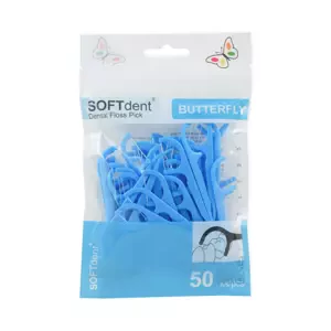 SoftDent dentální párátka s nití 50 ks