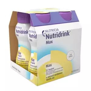 Nutridrink Max s příchutí vanilkovou por.sol. 4 x 300 ml