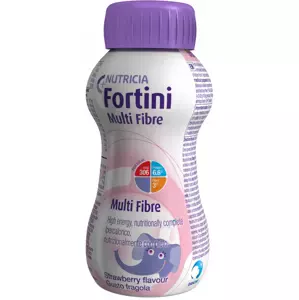 Fortini pro děti s vlákninou jahodová příchuť por.sol. 1 x 200 ml