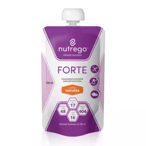 Nutrego Forte s příchutí meruňka por.sol.12 x 200 ml