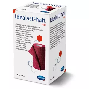 Idealast-haft color Obinadlo elastické červená 10 cm x 4 m