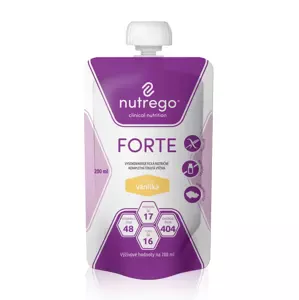 Nutrego Forte s příchutí vanilka por.sol.12 x 200 ml