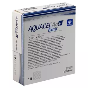 Aquacel Ag+ Extra krytí 5x5cm 10 ks