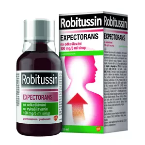 ROBITUSSIN EXPECTORANS na odkašlávání 100 mg/5 ml sirup