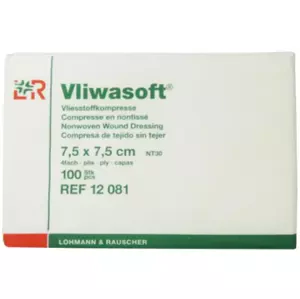 Vliwasoft Komprese nesterilní 7,5 x 7,5 cm/4v 100 ks