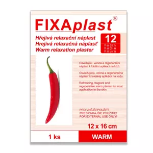 Fixaplast warm Náplast hřejivá 12 x 16 cm 1 ks