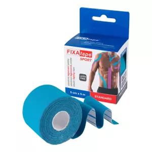 FIXAtape Sport Standard tejpovací páska modrá 5 cm x 5 m